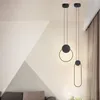 Lampy wiszące nowoczesne światła LED do sypialni jadalnia nocna bar kuchenna dom Deco Lampy Lampy 110V 220 VPendant