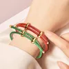 2022 Red Stainless Steel Thread Strands Beaded Bracelets VSCO Lucky Bangle Bracelet Femme Braided Rope Adjustable Jewelry Bijoux Friendship Gifts for Women Girls