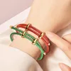 2022 Rode Roestvrij Stalen Draad Strengen Kralen Armbanden VSCO Lucky Bangle Armband Femme Gevlochten Touw Verstelbare Sieraden Bijoux Vriendschap Geschenken voor Vrouwen Meisjes