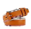 2022 Hoge kwaliteit lederen riem voor mannen en vrouwen mode pin gesp plaid riem koeienhuid designer riemen brief cintura ceintures tailleband