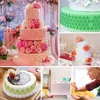 Pet Cake Decorating Stencils Mögelplastmallar Spray Floral Cakes Forms Cookie Fondant Dessert Mesh Stencils Baking Forms