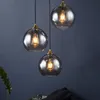 Lampy wiszące nowoczesne szklane światła oświetlenie e27 Lampa LED do kuchni restauracyjnej salon dom hanglamppendant hanglamppendant