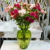 Decorative Flowers & Wreaths Head Artificial Carnation Flower Bouquet Simulation Small Silk Fake Branch Home Garden Decoration Floral GiftDe