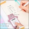 Kalkulato szkoła biurowa Dostarczanie Business Industrial Cartoon Cute Bear Korean Fashion Mini Primary Computer Portable Calkator PAE10812 DRO
