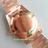 4 Color Top Quality Watches 40mm Day-Date 228235 President 18K Rose Gold Roman Dial CAL 3255 Movement Mechanical Automatic Mens Wa260N