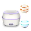 Epacket Multi-purpose electric heated cooking lunch boxes plug-in insulation mini rice electronic heating lunch box gift2839