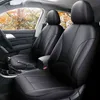 9PCS Automobile Car Seat Cover Protector PU Leather Anteriore Posteriore Set completo Impermeabile Universale con cerniera per 5 posti auto H220428