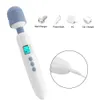 Ikoky 36 Speed ​​LCD AV Stick Vibrator Massager Magic Wand Clitoris Stimulera uppvärmd G Spot Kvinnlig onani Sexig butik