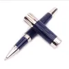 M Rollerball Ballpoint Pen Great Writer Edition Mark Twain Black Blue Wine Red Resin Engrave With Serial Number 0068 8000206I