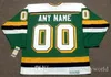 A3740 Minnesota North Stars Jersey Customizada com qualquer Nome Número