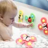 Bébé dessin animé insecte Fidget Spinner enfants jouets coloré Gyro jouet soulagement stress éducatif doigt jouets pour enfants cadeau d'anniversaire 220531