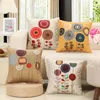 Fashion Cotton Linen Flower Pattern Throw Pillow Case Cushion Cover Seat Car Home Decor Sofa Bed Decorative Pillowcase Cojines 220816