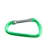 bärbar mini nyckelring carabiner ring nyckelring nyckelkedja utomhus camping snap clip krok vandring aluminium bekvämt vandringskrokar klipp