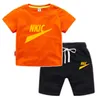 New Summer Boys Tracksuit Toddler Clothes Brand Print T Shirts Shorts Set Clothing For Baby Kids Wear Children1-13 Years Outfits