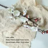 Decorative Flowers & Wreaths Artificial Flower Cherry Plum Blossom Peach Branch High Quality Wax Wedding Home Decoration BlossomDecorative