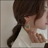 Andra ￶rh￤ngen smycken koreansk mode asymmetrisk k￤rlek oorbellen uttalande tofs hj￤rtformad ￶rh￤nge f￶r kvinnor g￥va dhuzp