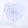 30pcs Paper Folding Fan Heart-Shaped Round Heart Wall Decoration Wedding Party Gift for Guests Anniversary Birthday DIY 220505