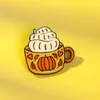 Halloween Creative Cute Pumpkin Brooch Drip Oil Baking Alloy Badge Clothing Accessories Decorative Pins