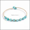Brins perlés bracelets bijoux de perle d'eau fraîche brin de couleur teinte nac