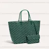 2Size mirror quality green Designer Shopper Bag Luxury large tote handbag Goya mens womens mother PM clutch bag CrossBody Genuine leather duffle Mini Shoulder Bags