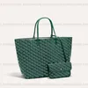 2Size spiegelkwaliteit groene Designer Shopper Bag Luxe grote tote handtas heren dames moeder PM clutch bag CrossBody Echt lederen plunjezak Mini schoudertassen