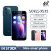 Разблокированные Soyes XS12 Небольшой смартфон сотовые телефоны Google Player 3GB RAM 64GB ROM 4G LTE 3.0 "MTK6739V Quad Core Android 9.0 Личный карманный карманный мини-мобильный телефон