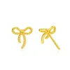 M7lm Orecchini per bambina adorabili con perno in oro giallo 18 carati Classico ciliegia/farfalla/fiocco Bel regalo per i bambini