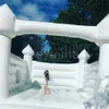 Trampolines en PVC complète de haute qualité Bouncer de mariage du château gonflable Maison gonflable blanc gonflable avec soufflant à air