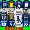 Finały 2009 Milito Sneijder Zanetti Milan Retro Soccer Jersey Eto'o Piłka nożna 97 98 99 01 02 03 Djorkaeff Baggio Adriano 10 11 07 08 09 Batistuta Zamorano Ronaldo Inters