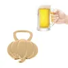 Gold Pumpkin Beer Bottle Opener Halloween Gunsten heerlijk kerstbruiloft cadeau Party Gunst C0708X12