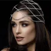 Клипы для волос Barrettes Fashion Women Bling Headestone Head Scorf Шляпа шляпа с повязкой на головку хрустальная сетчатая шапка Snood Nets Headseare Headwear Acsomant