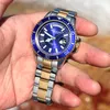 WAKNOER Automatic Watch Classic Design Men Stainless 5ATM Waterproof Luminous Calendar Auto Date Luxury Wristwatch Homme Relogio