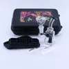 Shisha Mini Becher Wasser Bongs 5in1 Glas Bong Kits Rauchen Rohre Set Shisha Tabak Öl Rig Dicken Rauch Filter kit Für Trockene Kräuter