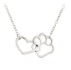 CANW CAW PAW Peach Heart Collana femmina Female Hollove Clavicle Chain Gente di regalo con la collana di gioielli