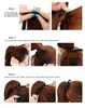 Sentetik Saç Uzantıları Toptan At kuyruğu 20 inç Uzun Düz Pony Tail Drawstring Ponytail Clip Güzellik Araçları