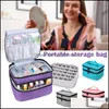 Scatole portaoggetti Contenitori Organizzazione domestica Housekee Garden Ll Borsa per smalto per unghie Cosmetic Ess Dlj