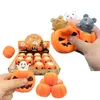 Halloween Pumpkin Squeeze Cups Toy Fidget Squishy Vent Vent Mouse Ghost Squirrel Cup Soft Decompression Toys Push Cute Toys Stress Relief M4181