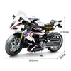 シティオートバイの車モデルの構築機械式Moto Moc Racing Motobike Vehicles Bricks Toys for Children Gifts 220715