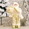 Tatil Partisi Enfes Festival için Noel Dekorasyonları Mevcut 30 cm Mükemmel Taşınabilir Santa Doll Claus Figurine Süsleme