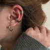 Clip-on Schraube Zurück Punk Edelstahl Ohr Clip Ohrringe Für Frauen Männer Silber Farbe Gefälschte Piercing Paar Ohrring Manschette 2022 Mode Jewelr