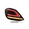 Feu de queue de voiture pour la classe Benz C Classe W205 Frein arrière de frein arrière de carremement inversé 2015-2021 lampe de signal de virage dynamique