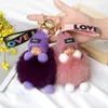 Nyckelringar Fashion Päls Sovande dockan Key Chain Plush Baby Pendant Accessories DollkeyChains KeychainKainchains Emel22