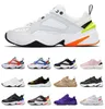 NIEUWE M2K Tekno Dames Loopschoenen Heren Triple Wit Zwart Oranje Zeil Rood Linnen Atmosfeer Grijs Hyper Jade Phantom Olijf Druif Pruim Krijt Racer Blauw Designer Sneakers