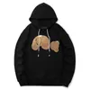 Мужские толстовки толстовок высококачественные дизайнеры Man Palm Hoodies Pullover Teddy Print Fashion Ber Terr