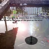 Bahçe Dekorasyonları Yeni Güneş Su Pompası Güç Panel Kiti Çeşme Havuzu Bahçe Göleti Damaltıcı Sulama Ekran İngilizce Manaul