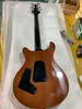 Marrone PRS Chitarra elettrica Collo attraverso il corpo Top in acero fiammato Tastiera in ebano 24 intarsi Uccelli Hardware dorato9684145