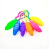 2022 جديدة 7 سم ألعاب Caterpillar Declession Declession Toy Snail Slug Pendant Warchain Children's Children's Gift Wholesale Wholesale