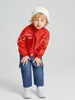 Toddler Boys Contrast Piping Wind Jacket SHE