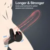 Nxy cockrings män penis vibrator kuk ring fördröjning utlösning vibrerande erektion testis perineum stimulator sex leksaker för män par ringar 220111