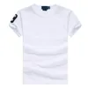 Męskie koszulki Wysokiej jakości O-Neck krótki rękaw Big Horse Tshirt bawełniana marka Mężczyzn t-koszulki